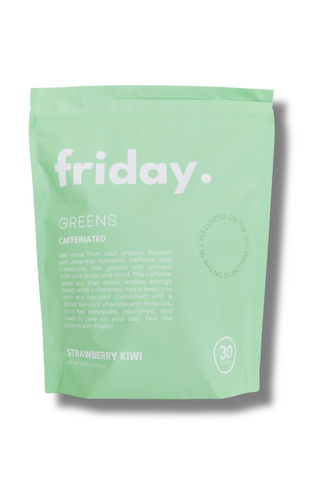 Caffeinated Greens - Strawberry Kiwi